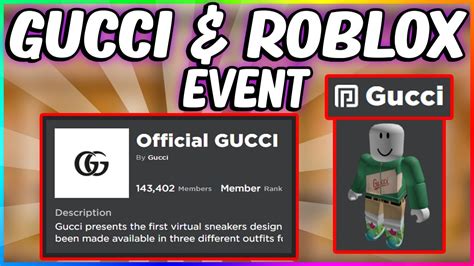 roblox gucci event|gucci inside roblox.